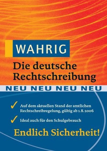 Wahrig Die deutsche Rechtschreibung - nan